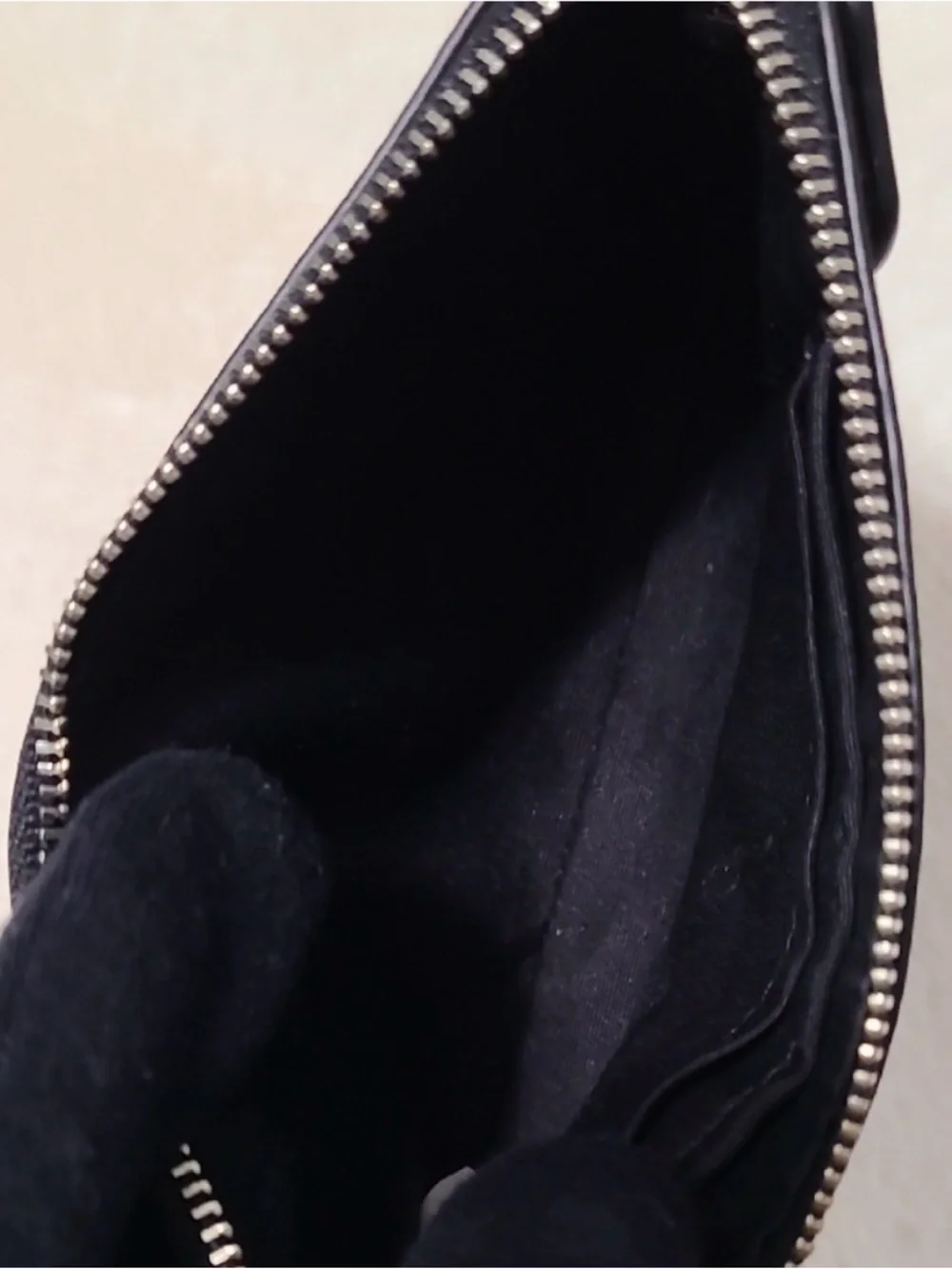 Coach Metallic Silver Wristlet